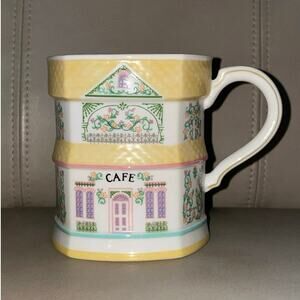 Vintage Lenox Village Spice Collection 1992 Cafe Mug - Yellow - Coffee